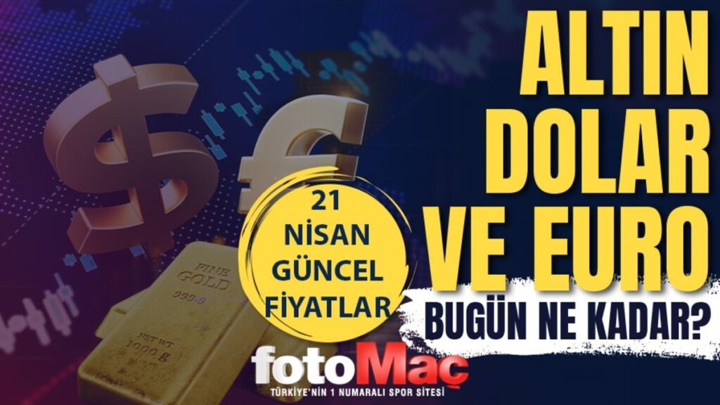 Canlı altın fiyatları | 21 Nisan gram altın ne kadar?