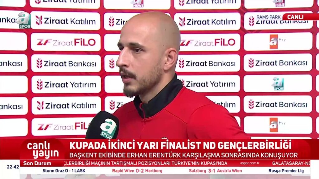 G.Birliği kalecisi Erhan Erentürk: Uzun zamandır oynamıyordum