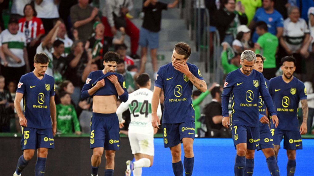 Atletico Madrid’e Elche şoku!