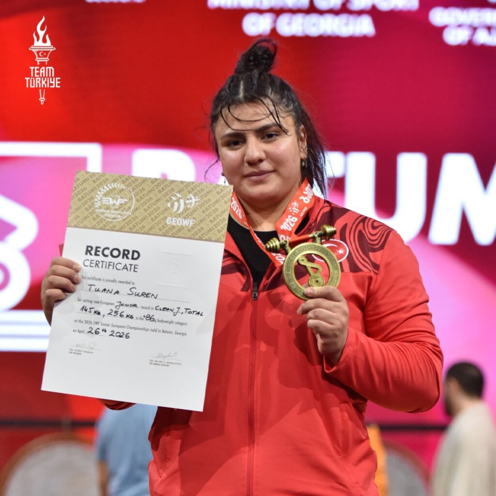 Tuana Süren Avrupa üçüncüsü!